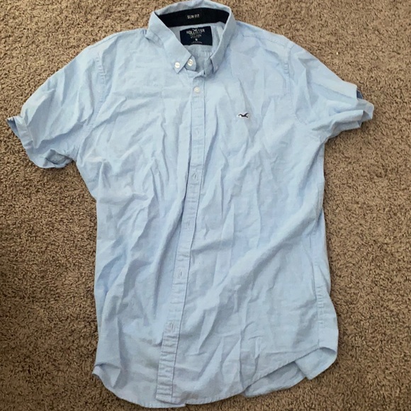 Medium Hollister short sleeve casual Button down - Picture 1 of 2